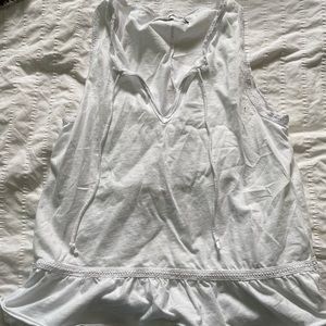 Abercrombie and Fitch white tank top